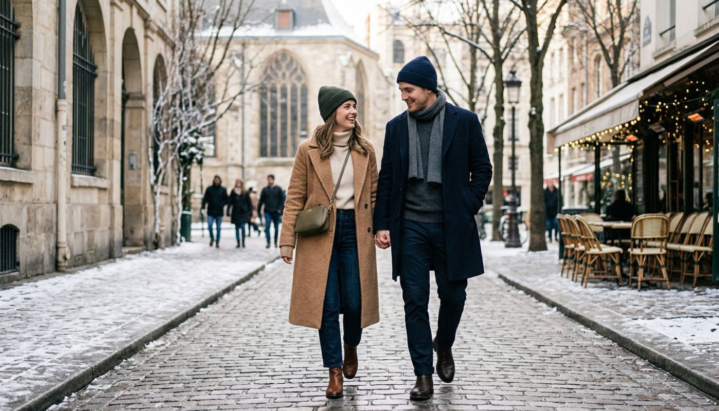 Hiver à deux : comment assortir ses looks de couple sans tomber dans le kitsch